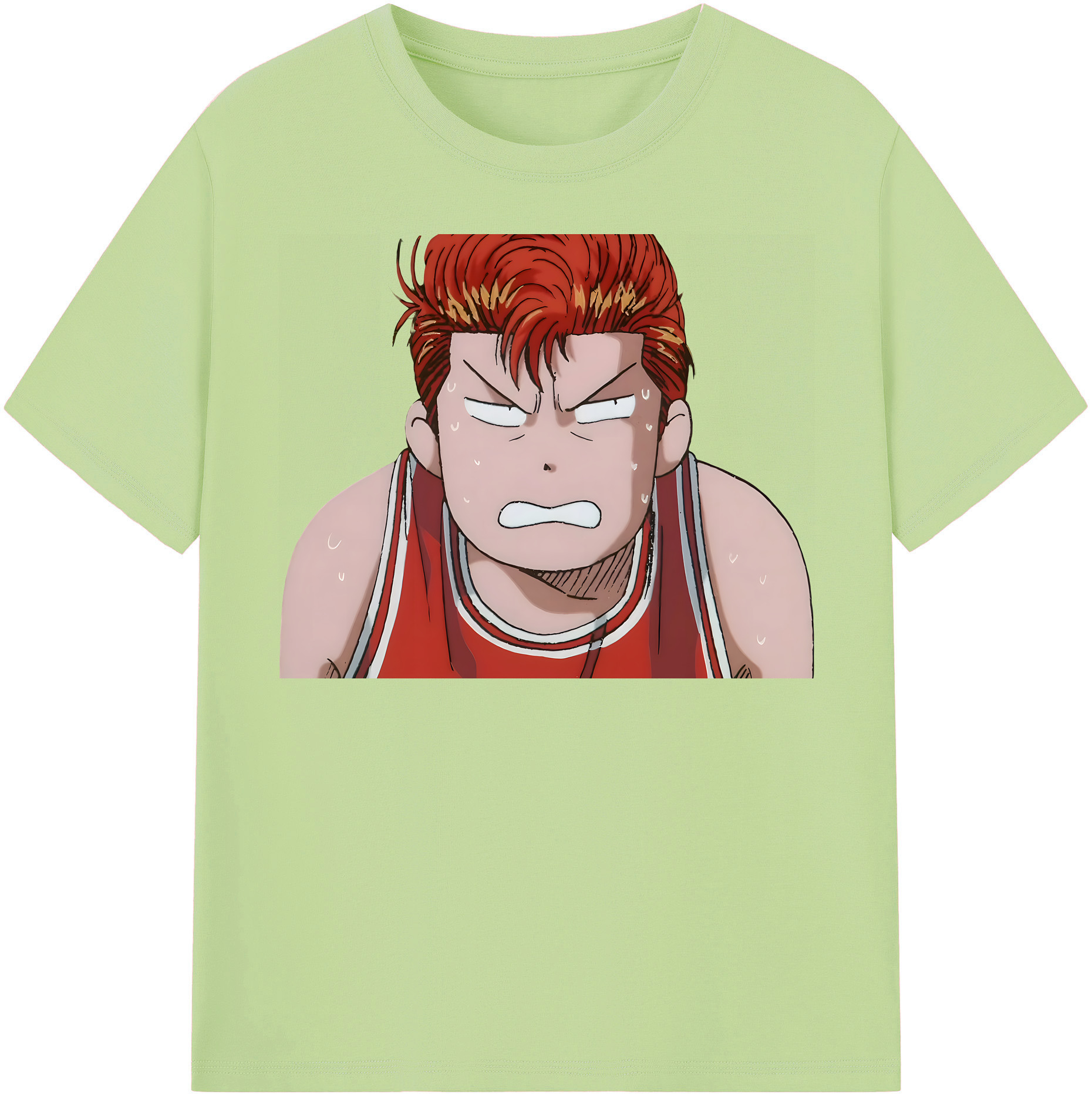 SLAM DUNK／スラムダンク 綿100％半袖Tシャツ（フロントプリント）